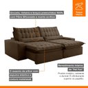 Ver imagem 4 de Sofá Retrátil e Reclinável 290cm Domínio