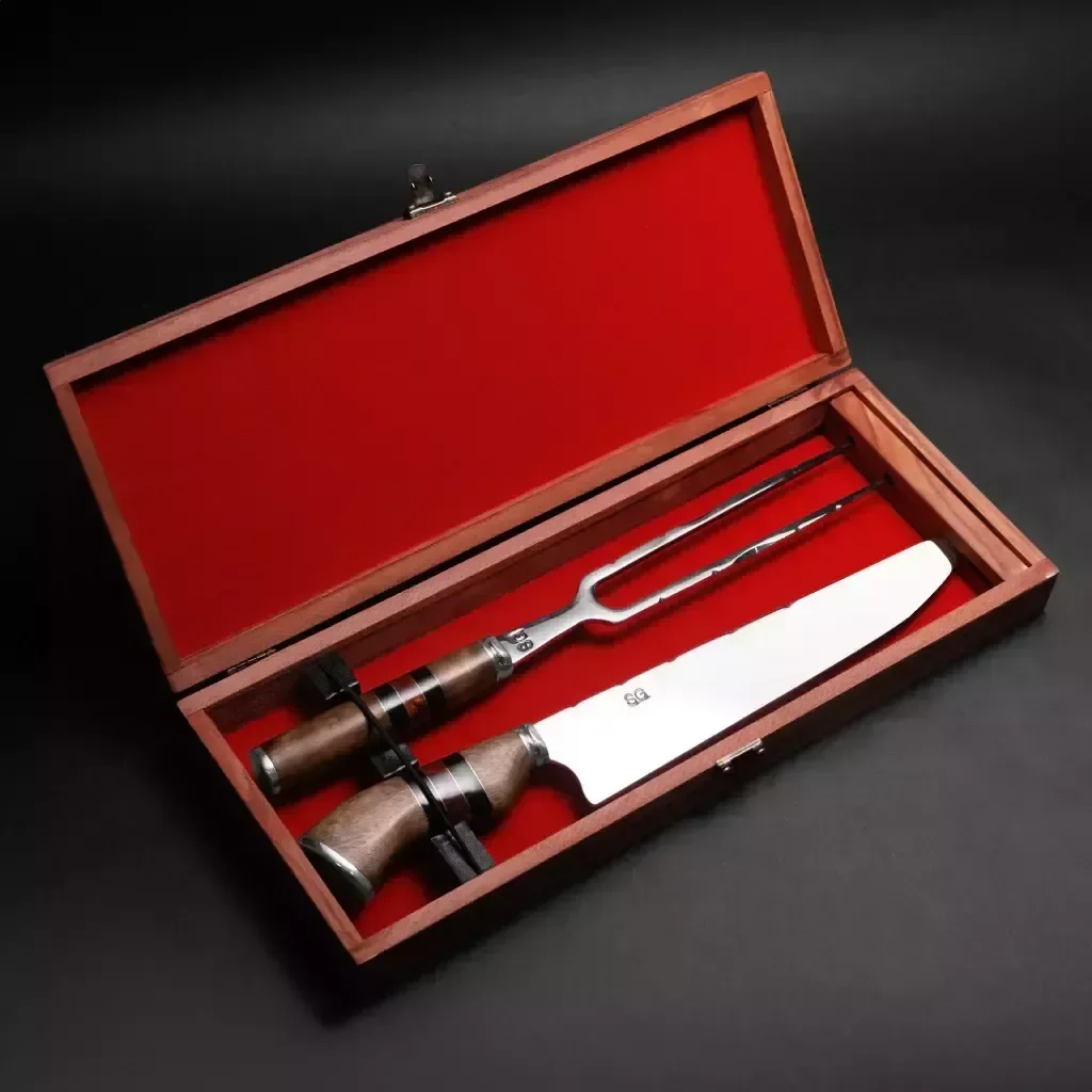 Ver imagem 1 de Conjunto Churrasco Sg Inox 5mm 10” com Estojo