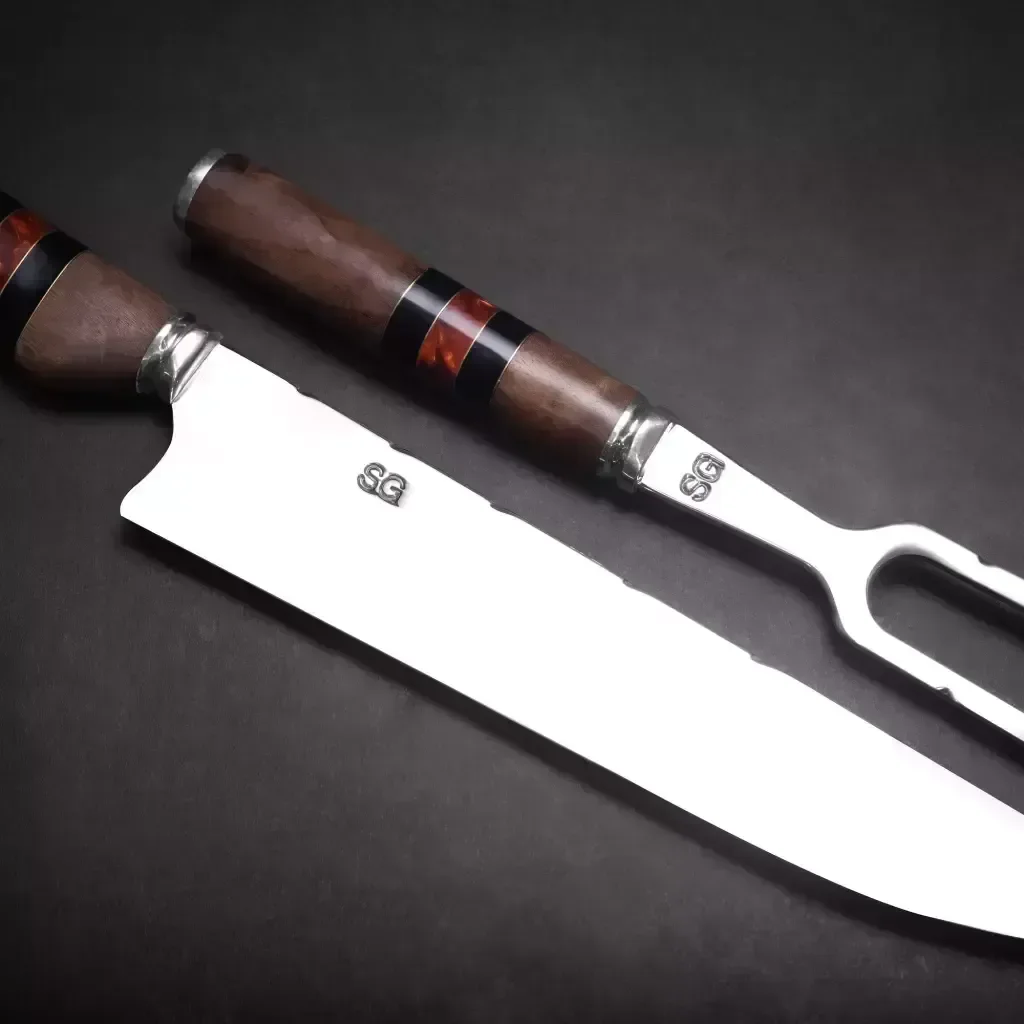 Ver imagem 6 de Conjunto Churrasco Sg Inox 5mm 10” com Estojo