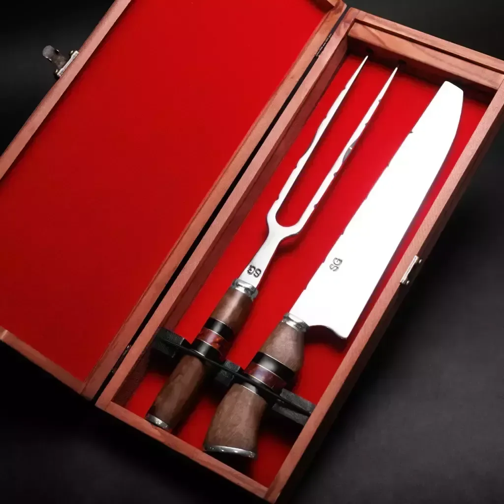 Ver imagem 2 de Conjunto Churrasco Sg Inox 5mm 10” com Estojo