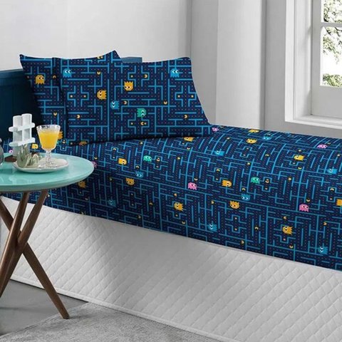 Jogo de Cama Portallar Solteiro 2 peças Doce Vida Kids Pac-Pac