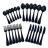 Faqueiro Conjunto Talheres Luxo Black 24 Peças Inoxidavel - 1