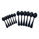 Ver imagem 5 de Faqueiro Conjunto Talheres Luxo Black 24 Peças Inoxidavel