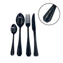 Ver imagem 3 de Faqueiro Conjunto Talheres Luxo Black 24 Peças Inoxidavel
