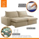 Ver imagem 5 de Sofá Retrátil e Reclinável 210cm Noah