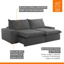 Ver mais imagens de Sofá Retrátil e Reclinável 210cm Noah