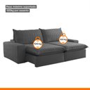 Ver imagem 4 de Sofá Retrátil e Reclinável 210cm Noah