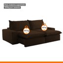 Ver imagem 4 de Sofá Retrátil e Reclinável 210cm Noah