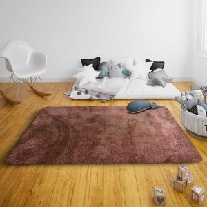 Tapete Soft Mardin Sala Quarto 300x400 Decorativo Conforto Cor Cacau