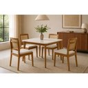 Ver imagem 1 de Mesa Jantar Condessa 109 + 4 Cad Marquesa Eucalipto Nesher