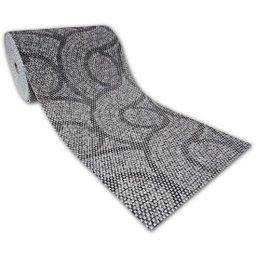 Tapete Passadeira Emborrachada Pvc Antiderrapante 0,44x4,00m Caracol Cinza - 1 Tapete Passadeira Emborrachada Pvc Antiderrapante 0,44x4,00m Caracol Cinza - 1