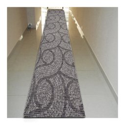 Tapete Passadeira Emborrachada Pvc Antiderrapante 0,44x4,00m Caracol Cinza - 2 Tapete Passadeira Emborrachada Pvc Antiderrapante 0,44x4,00m Caracol Cinza - 2