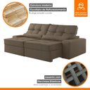 Ver imagem 6 de Sofá Retrátil e Reclinável 250cm Enzo Plus