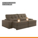 Ver imagem 4 de Sofá Retrátil e Reclinável 250cm Enzo Plus