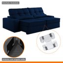 Ver imagem 7 de Sofá Retrátil e Reclinável 250cm Enzo Plus