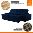 Ver imagem 6 de Sofá Retrátil e Reclinável 250cm Enzo Plus