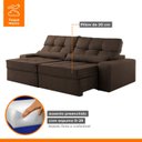 Ver imagem 5 de Sofá Retrátil e Reclinável 250cm Enzo Plus