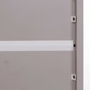 Ver imagem 6 de Cômoda Square para Quarto 3 Gavetas Pés de Metal 80cm Nude Gianduia Casavee