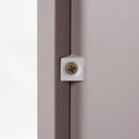 Ver imagem 7 de Cômoda Square para Quarto 3 Gavetas Pés de Metal 80cm Nude Gianduia Casavee