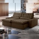 Ver imagem 1 de Sofá Retrátil e Reclinável 210cm Domínio