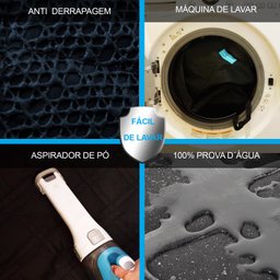 Kit Capa Pet Protetor Banco Traseiro Vermelho e Luva Tira Pelo Cão Duke e Dixie - 3