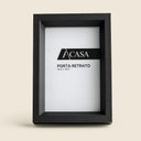 Ver imagem 1 de Porta Retrato Pirâmide Preto 10x15cm - A\casa