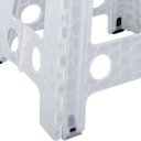 Ver imagem 3 de Banqueta Plástica Dobrável 45cm 150kg Cor Branco - Kala