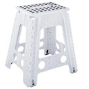 Ver imagem 1 de Banqueta Plástica Dobrável 45cm 150kg Cor Branco - Kala
