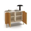 Ver imagem 4 de Balcão Aparador Buffet Bela Off White / Cinamomo - Bela Móveis