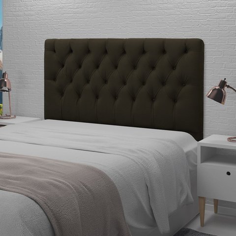 Cabeceira Casal 140cm Embaixatriz Plus Marrom