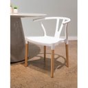 Ver mais imagens de Conjunto 6 Cadeiras Polipropileno Wishbone Yescasa Branco
