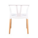 Ver imagem 6 de Conjunto 8 Cadeiras Polipropileno Wishbone Yescasa Branco