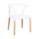 Ver imagem 3 de Conjunto 8 Cadeiras Polipropileno Wishbone Yescasa Branco
