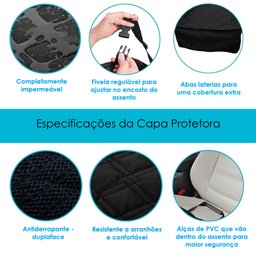Capa Pet Protetora de Banco Traseiro Duke e Dixie Vermelho - 7