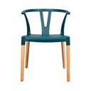 Ver imagem 6 de Conjunto 8 Cadeiras Polipropileno Wishbone Yescasa