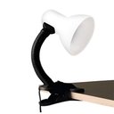 Ver imagem 3 de Luminária de Mesa com Presilha Articulada Branca Entrada E27 Bivolt para Escritório