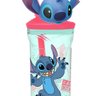Copo com Canudo Acrílico Tampa Stitch Disney 3d Látex 360ml - Tuut - 4