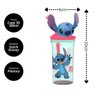 Copo com Canudo Acrílico Tampa Stitch Disney 3d Látex 360ml - Tuut - 2