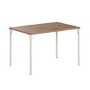 Ver imagem 1 de Mesa de Jantar Retangular 1,2m 1586 Carraro Freijó/Prata