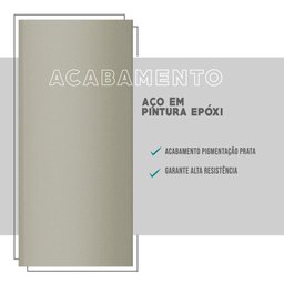 Mesa de Jantar Retangular 1,2m 1586 Carraro Freijó/Prata - 7