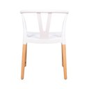 Ver imagem 6 de Conjunto 10 Cadeiras Polipropileno Wishbone Yescasa Branco