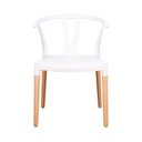 Ver imagem 4 de Conjunto 10 Cadeiras Polipropileno Wishbone Yescasa Branco