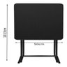 MESA TOSA DOBRAVEL ALTURA AJUSTAVEL BANHO PETSHOP CAES GATOS COM GIRAFA REGULAVEL AZUL - 4