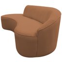 Ver imagem 6 de Sofá Curvo 04 Lugares 230cm Eron Braço Esquerdo Bouclé Terracota - Nexta Casa