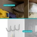 Ver mais imagens de Armário Multiuso com 2 Portas de Correr 528 - Móveis Carraro - Branco