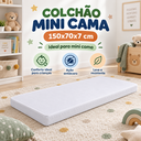 Ver imagem 3 de Colchão para Mini Cama Juvenil 150x70x7 Branco Infantil