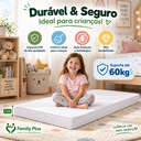 Ver imagem 5 de Colchão para Mini Cama Juvenil 150x70x7 Branco Infantil