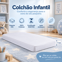 Ver imagem 6 de Colchão para Mini Cama Juvenil 150x70x7 Branco Infantil