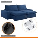 Ver imagem 7 de Sofá Retrátil e Reclinável 210cm Noah