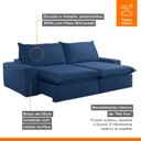 Ver mais imagens de Sofá Retrátil e Reclinável 210cm Noah